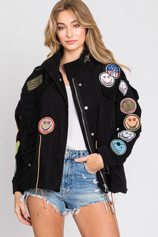 Smile Patch Jackets - Wildly Max