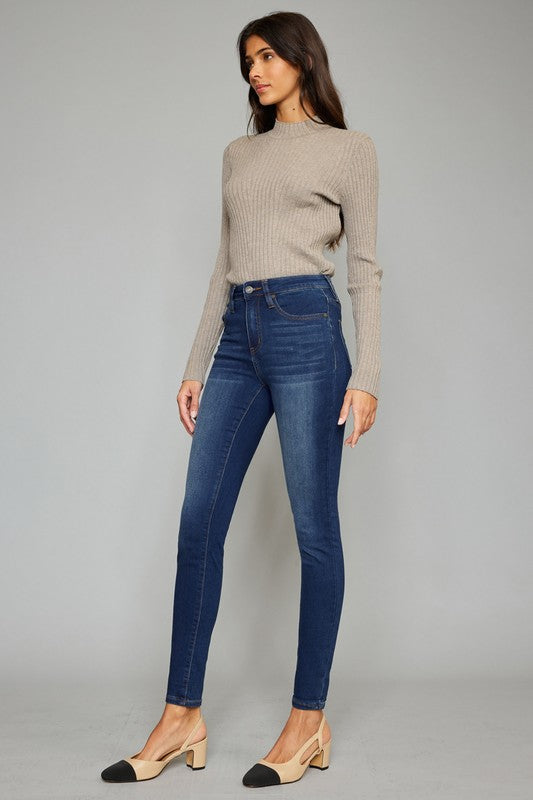 High Rise Super Skinny Jeans by Kan Can USA - Wildly Max