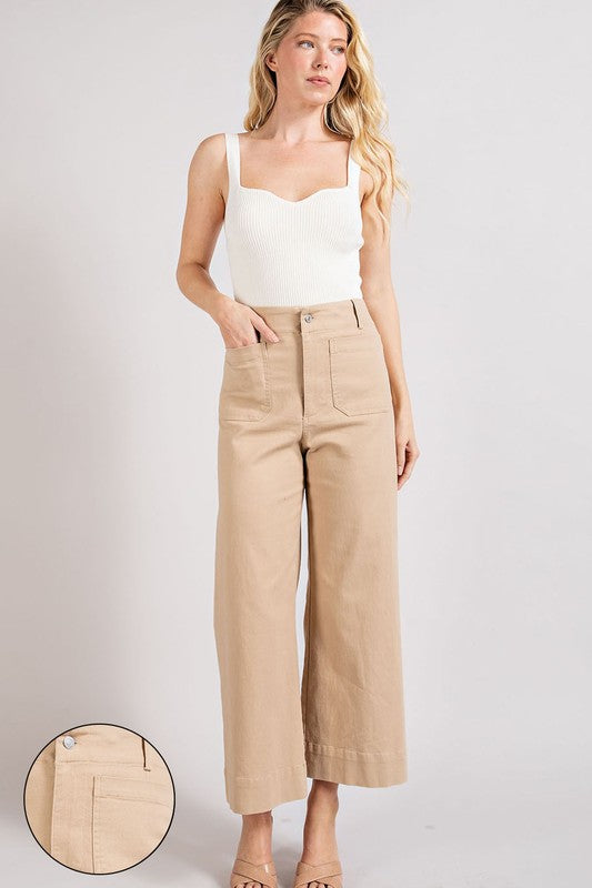 Soft Washed Wide Leg Pants - Wildly Max