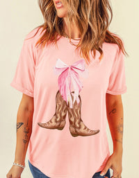 Cowgirl & Croquette Bow T-Shirt - Wildly Max