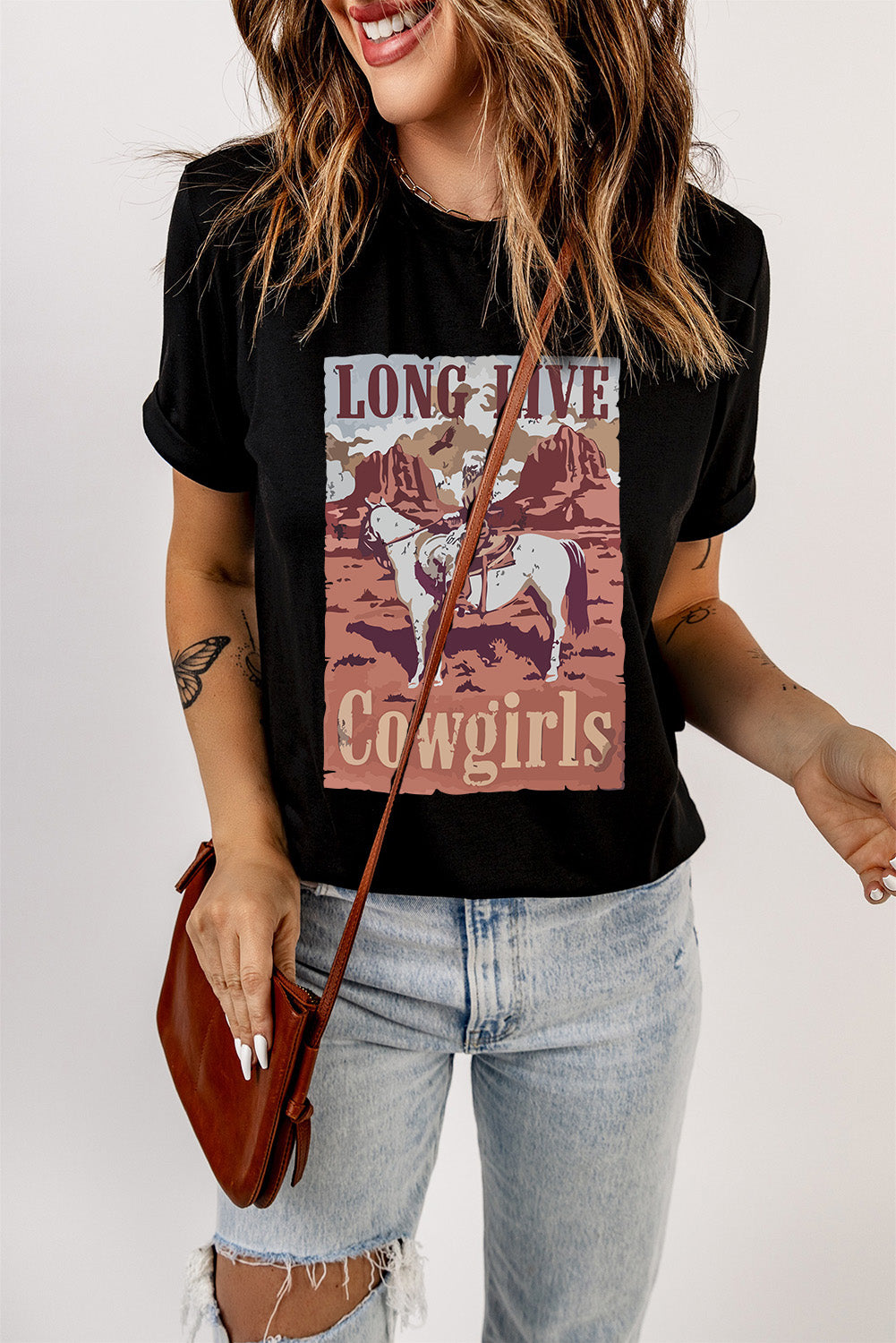 Long Live Cowgirls Vintage T-Shirt - Wildly Max